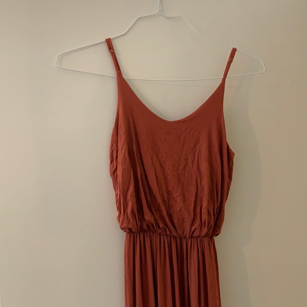 Lush Knit Maxi Dress in Marsala